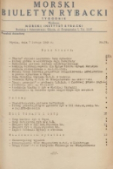Morski Biuletyn Rybacki. 1949, nr 79