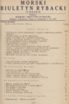Morski Biuletyn Rybacki. 1949, nr 84