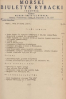 Morski Biuletyn Rybacki. 1949, nr 86