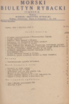 Morski Biuletyn Rybacki. 1949, nr 87