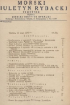 Morski Biuletyn Rybacki. 1949, nr 92