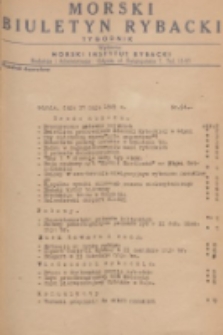 Morski Biuletyn Rybacki. 1949, nr 94