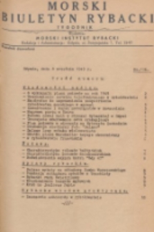 Morski Biuletyn Rybacki. 1949, nr 106