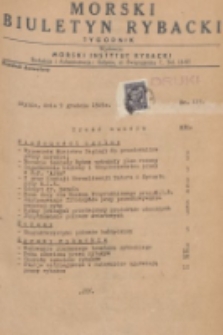 Morski Biuletyn Rybacki. 1949, nr 117