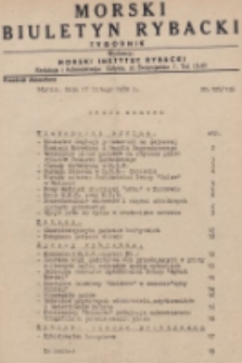 Morski Biuletyn Rybacki. 1950, nr 125/126