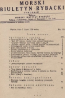 Morski Biuletyn Rybacki. 1950, nr 145