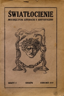 Światłocienie : miesięcznik literacki i artystyczny młodzieży polskiej. 1919, z. 2