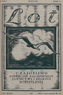 Lot : czasopismo poświęcone zagadnieniom lotnictwa i żeglugi powietrznej. 1922, nr 2/3