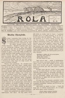 Rola : tygodnik obrazkowy niepolityczny ku pouczeniu i rozrywce. 1911, nr 28