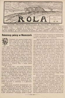 Rola : tygodnik obrazkowy niepolityczny ku pouczeniu i rozrywce. 1911, nr 46