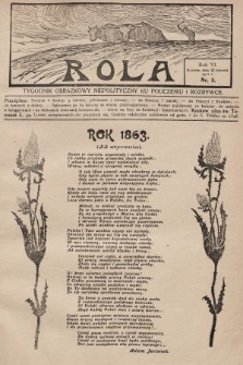 Rola : tygodnik obrazkowy niepolityczny ku pouczeniu i rozrywce. 1912, nr 3