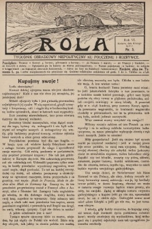 Rola : tygodnik obrazkowy niepolityczny ku pouczeniu i rozrywce. 1912, nr 5