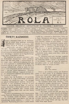 Rola : tygodnik obrazkowy niepolityczny ku pouczeniu i rozrywce. 1912, nr 9