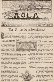 Rola : tygodnik obrazkowy niepolityczny ku pouczeniu i rozrywce. 1912, nr 14