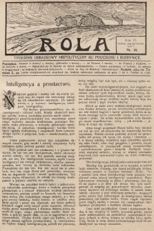 Rola : tygodnik obrazkowy niepolityczny ku pouczeniu i rozrywce. 1912, nr 16