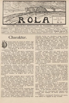 Rola : tygodnik obrazkowy niepolityczny ku pouczeniu i rozrywce. 1912, nr 29