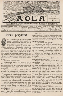 Rola : tygodnik obrazkowy niepolityczny ku pouczeniu i rozrywce. 1912, nr 42