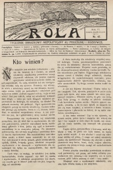 Rola : tygodnik obrazkowy niepolityczny ku pouczeniu i rozrywce. 1912, nr 47