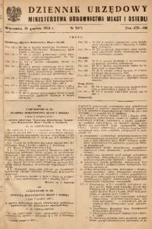 Dziennik Urzędowy Ministerstwa Budownictwa Miast i Osiedli. 1954, nr 24