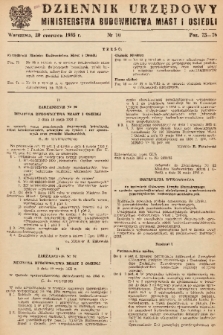 Dziennik Urzędowy Ministerstwa Budownictwa Miast i Osiedli. 1955, nr 10