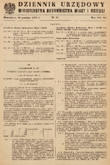 Dziennik Urzędowy Ministerstwa Budownictwa Miast i Osiedli. 1955, nr 21
