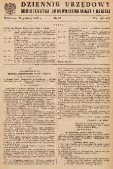 Dziennik Urzędowy Ministerstwa Budownictwa Miast i Osiedli. 1955, nr 23