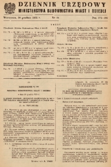 Dziennik Urzędowy Ministerstwa Budownictwa Miast i Osiedli. 1955, nr 24