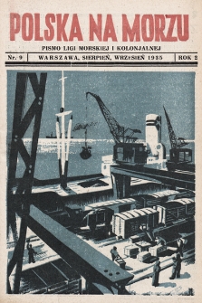 Polska Na Morzu : organ Ligi Morskiej i Kolonjalnej. 1935, nr 9