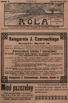 Rola : ilustrowany bezpartyjny tygodnik ku pouczeniu i rozrywce. 1927, nr 5