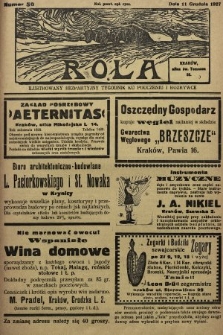 Rola : ilustrowany bezpartyjny tygodnik ku pouczeniu i rozrywce. 1927, nr 50