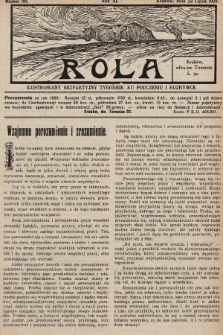 Rola : ilustrowany bezpartyjny tygodnik ku pouczeniu i rozrywce. 1928, nr 30