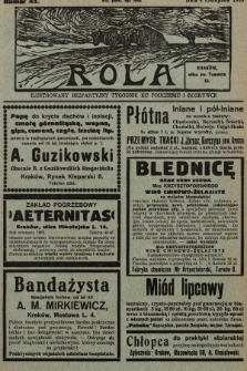 Rola : ilustrowany bezpartyjny tygodnik ku pouczeniu i rozrywce. 1928, nr 45