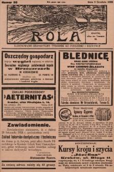 Rola : ilustrowany bezpartyjny tygodnik ku pouczeniu i rozrywce. 1928, nr 50