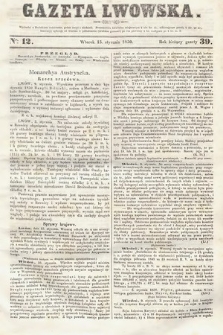 Gazeta Lwowska. 1850, nr 12