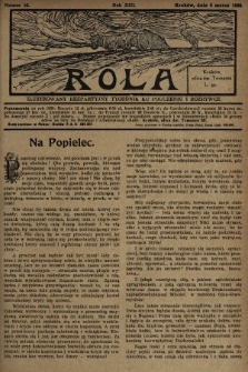 Rola : ilustrowany bezpartyjny tygodnik ku pouczeniu i rozrywce. 1930, nr 10
