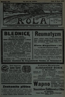 Rola : ilustrowany bezpartyjny tygodnik ku pouczeniu i rozrywce. 1930, nr 28