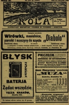 Rola : ilustrowany bezpartyjny tygodnik ku pouczeniu i rozrywce. 1930, nr 46