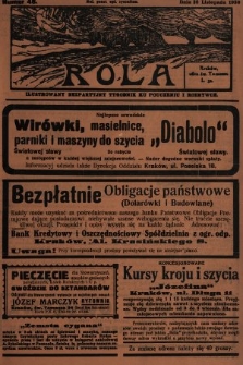 Rola : ilustrowany bezpartyjny tygodnik ku pouczeniu i rozrywce. 1930, nr 48
