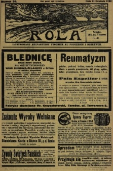 Rola : ilustrowany bezpartyjny tygodnik ku pouczeniu i rozrywce. 1930, nr 51