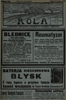 Rola : ilustrowany bezpartyjny tygodnik ku pouczeniu i rozrywce. 1930, nr 52