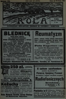 Rola : ilustrowany bezpartyjny tygodnik ku pouczeniu i rozrywce. 1931, nr 50