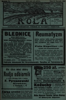 Rola : ilustrowany bezpartyjny tygodnik ku pouczeniu i rozrywce. 1932, nr 5