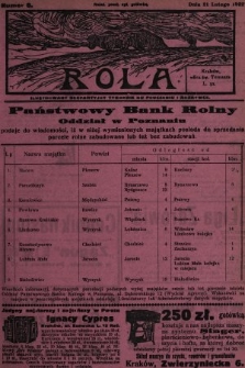 Rola : ilustrowany bezpartyjny tygodnik ku pouczeniu i rozrywce. 1932, nr 8