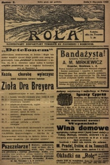 Rola : ilustrowany bezpartyjny tygodnik ku pouczeniu i rozrywce. 1933, nr 2