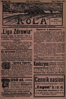 Rola : ilustrowany bezpartyjny tygodnik ku pouczeniu i rozrywce. 1932, nr 10