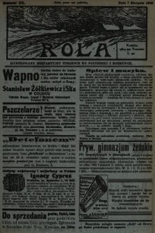 Rola : ilustrowany bezpartyjny tygodnik ku pouczeniu i rozrywce. 1932, nr 32