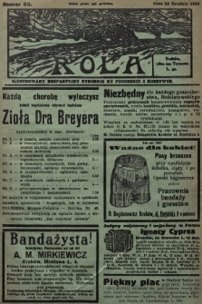 Rola : ilustrowany bezpartyjny tygodnik ku pouczeniu i rozrywce. 1933, nr 52