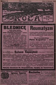 Rola : ilustrowany bezpartyjny tygodnik ku pouczeniu i rozrywce. 1934, nr 3