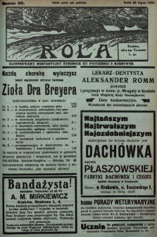 Rola : ilustrowany bezpartyjny tygodnik ku pouczeniu i rozrywce. 1934, nr 30