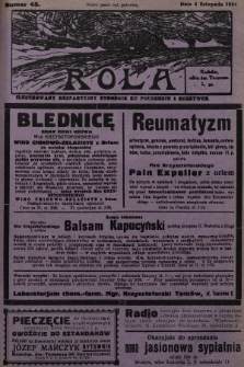 Rola : ilustrowany bezpartyjny tygodnik ku pouczeniu i rozrywce. 1934, nr 45